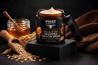 PHAT Food Co Ranch Series – Honey & Oat Whipped Tallow Balm